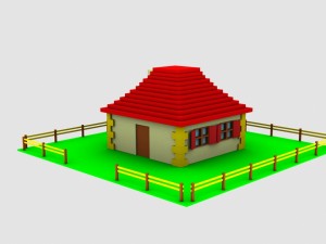 hous Modèle 3D