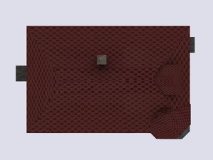 five brick houses Model 3D