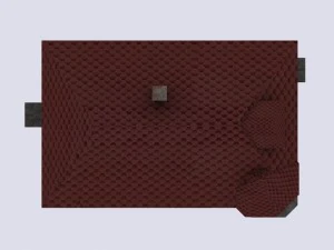five brick houses 3D Model