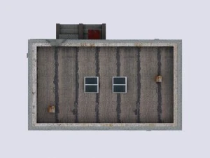 five brick houses 3D Model