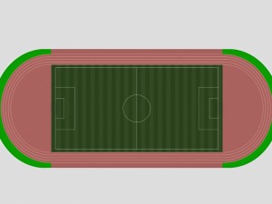 football field 3Dモデル
