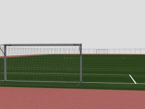 campo de futebol Modelo 3D