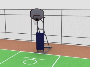 basketball field 3D 모델