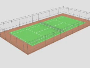 tenesny sąd Model 3D