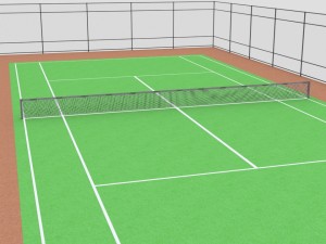 tenesny court 3Dモデル