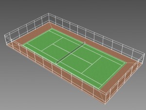 tenesny court 3Dモデル