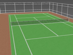 tenesny court 3Dモデル