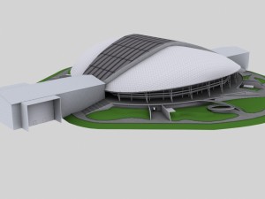 stadium fisht Model 3D