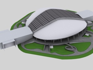 stadium fisht Model 3D