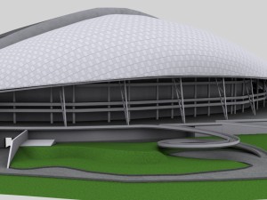 stadium fisht Model 3D