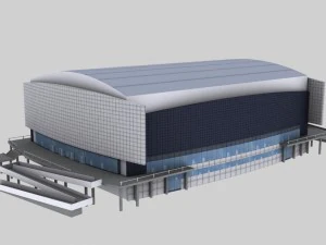 stadium curling center 3D Model