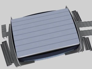 stadium curling center 3D Model
