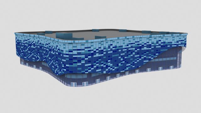 stadium iceberg Modelo 3D .c4d .max .obj .3ds .fbx .stl .blend 
