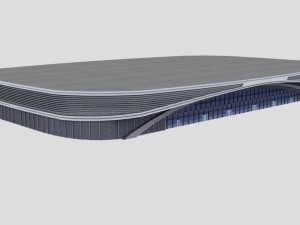 five stadiums 3D Model