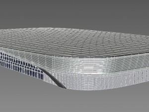 five stadiums 3D Model