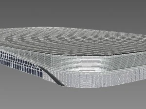 five stadiums 3D Model