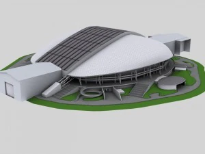 five stadiums 3D Model