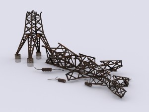 electric pole 3D Model
