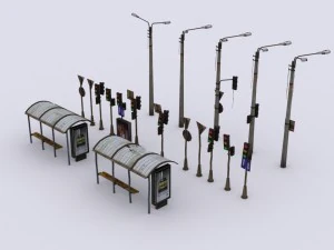 pack-citt&agrave; Modello 3D