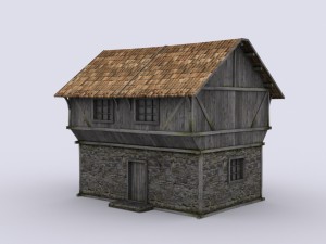 medival house 3D 모델