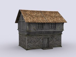 medival house Modelo 3D