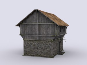 medival house Modelo 3D