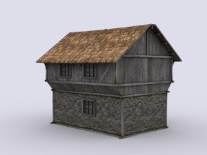 medival house Modelo 3D