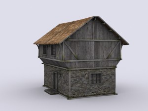 medival house Modelo 3D