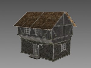 medival house Modelo 3D
