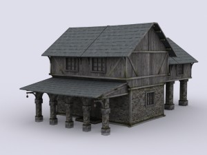 medival house 3Dモデル