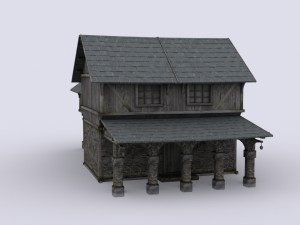 medival house Modelo 3D