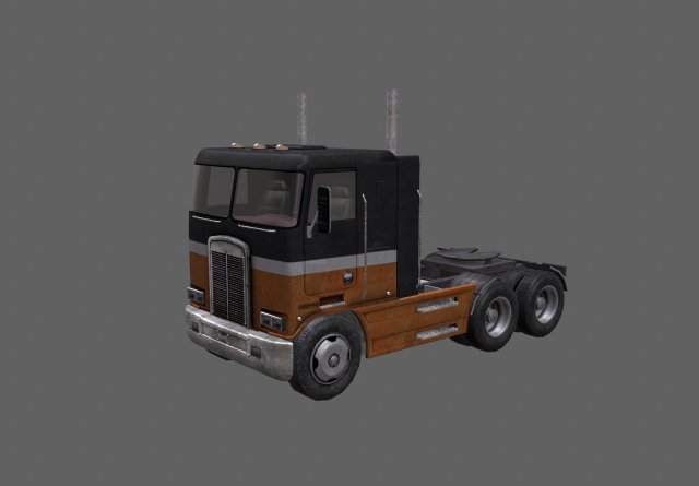 truck 3D Модель .c4d .max .obj .3ds .fbx .stl .blend 