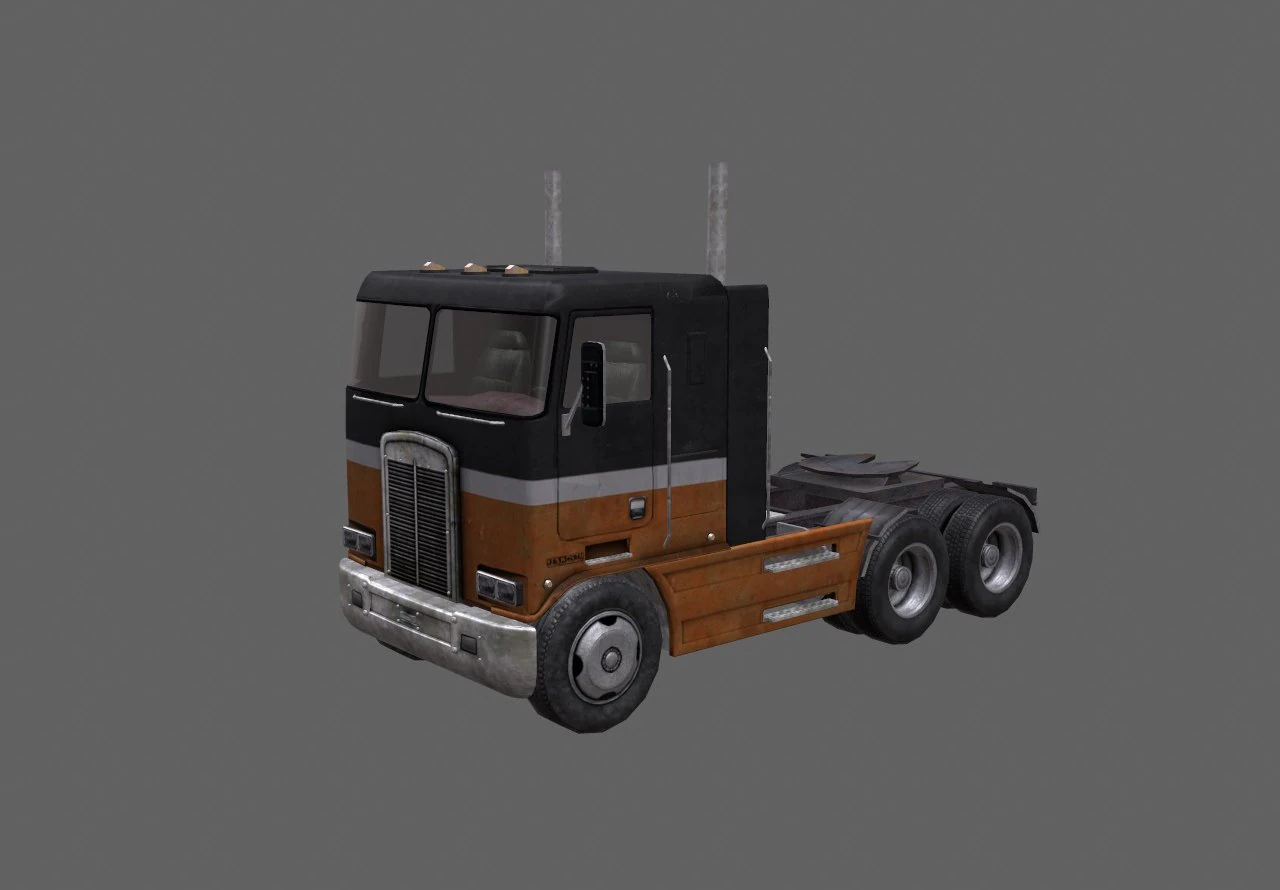 truck 3D Model .c4d .max .obj .3ds .fbx .stl .blend