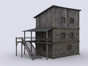 medival hous 3D Model