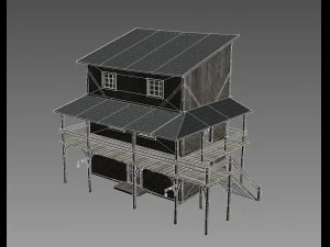 medival hous 3D Model