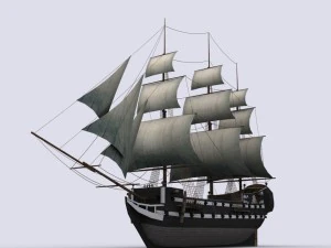 フレガット 3Dモデル