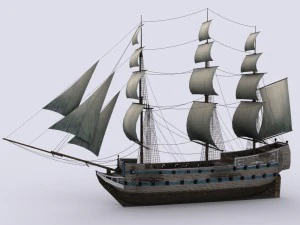 フレガット 3Dモデル