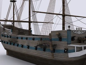 フレガット 3Dモデル