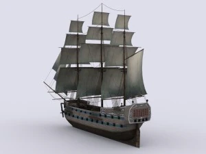 フレガット 3Dモデル