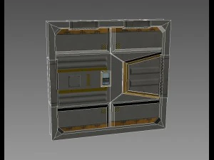 sci fi door 3D Model