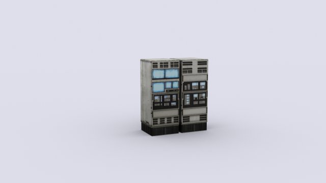 servers 3D-Modell .c4d .max .obj .3ds .fbx .stl .blend 
