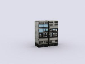 servers Modello 3D