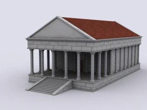 casa de roma Modelo 3D