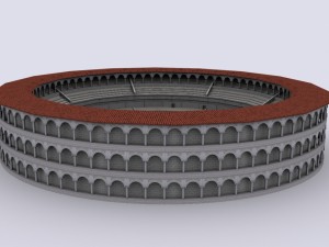 gladiatorial arena 3Dモデル