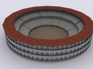 gladiatorial arena 3D मॉडल