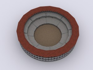 gladiatorial arena 3D मॉडल