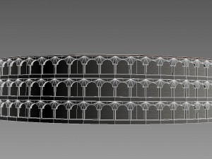 gladiatorial arena 3D मॉडल