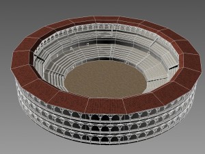 gladiatorial arena 3D मॉडल