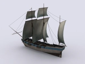goleta Modelo 3D