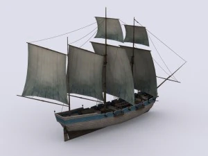 goleta Modelo 3D